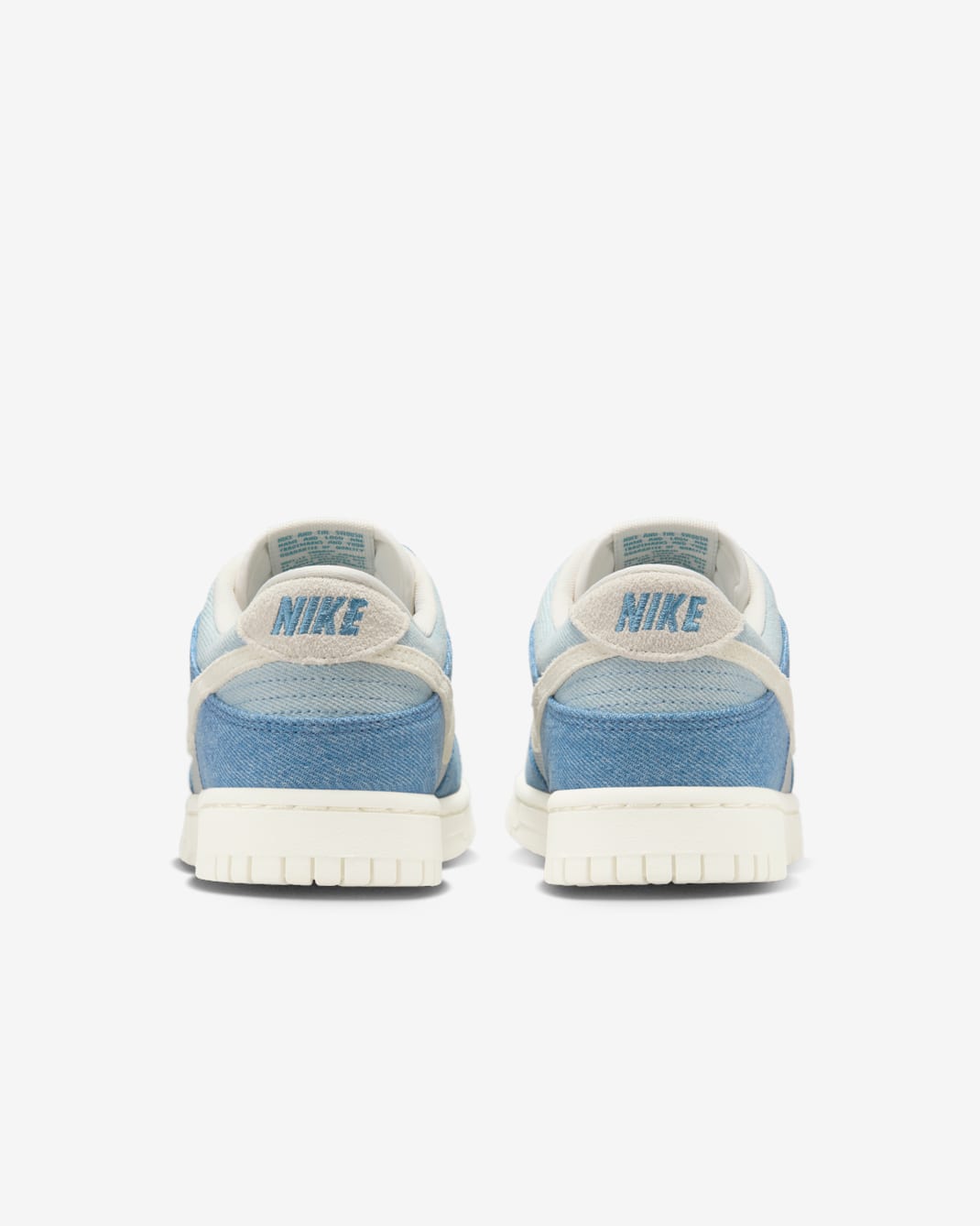 Nike Women's Dunk Low Shoes - Smokey Blue / Denim Turquoise / Ochre / Pale Ivory