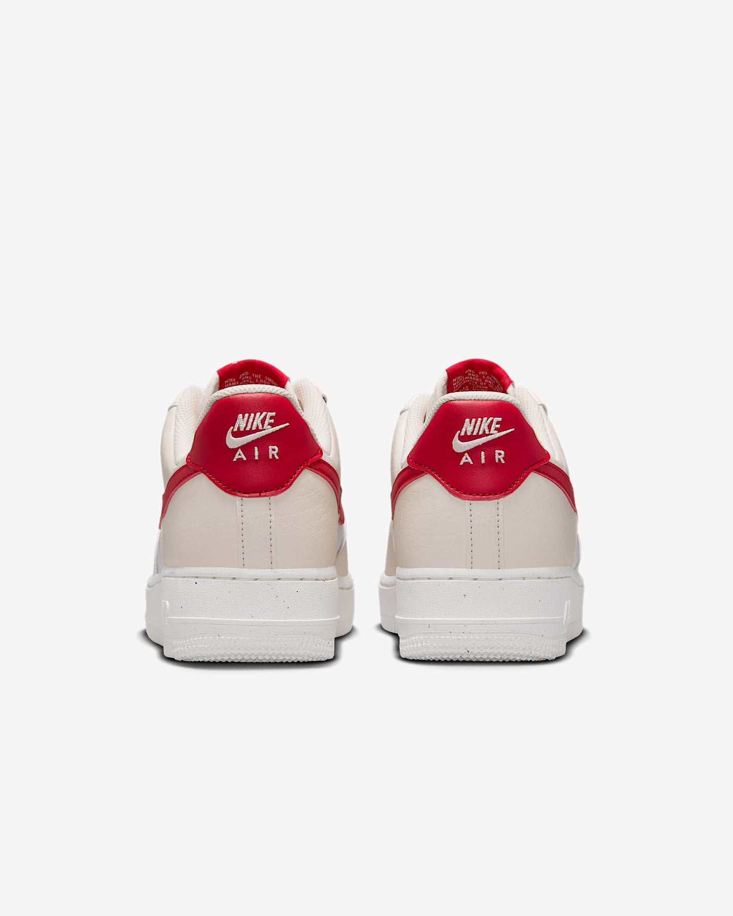 Nike Women's Air Force 1 '07 Next Nature Shoes - Pale Ivory / Sail / University Red