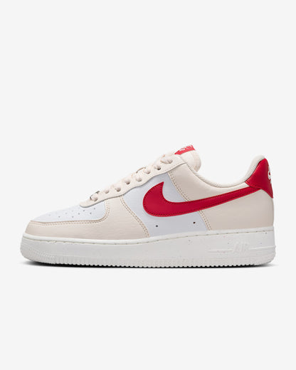 Nike Women's Air Force 1 '07 Next Nature Shoes - Pale Ivory / Sail / University Red