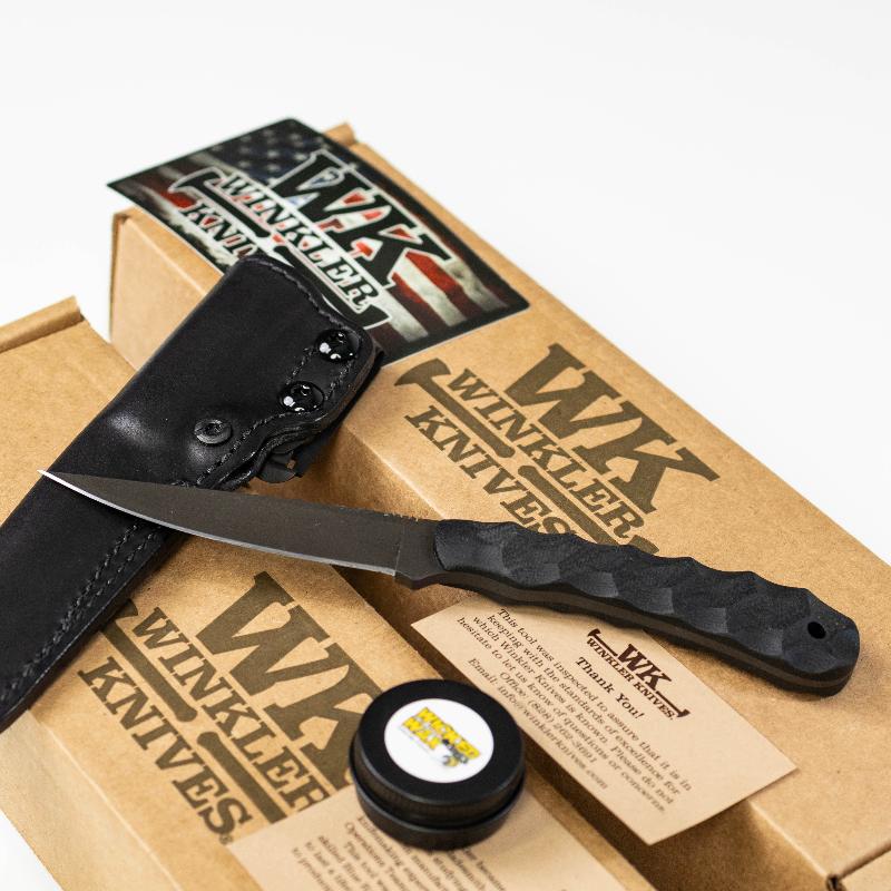 Winkler Knives Operator Knife- Maple Sculpted