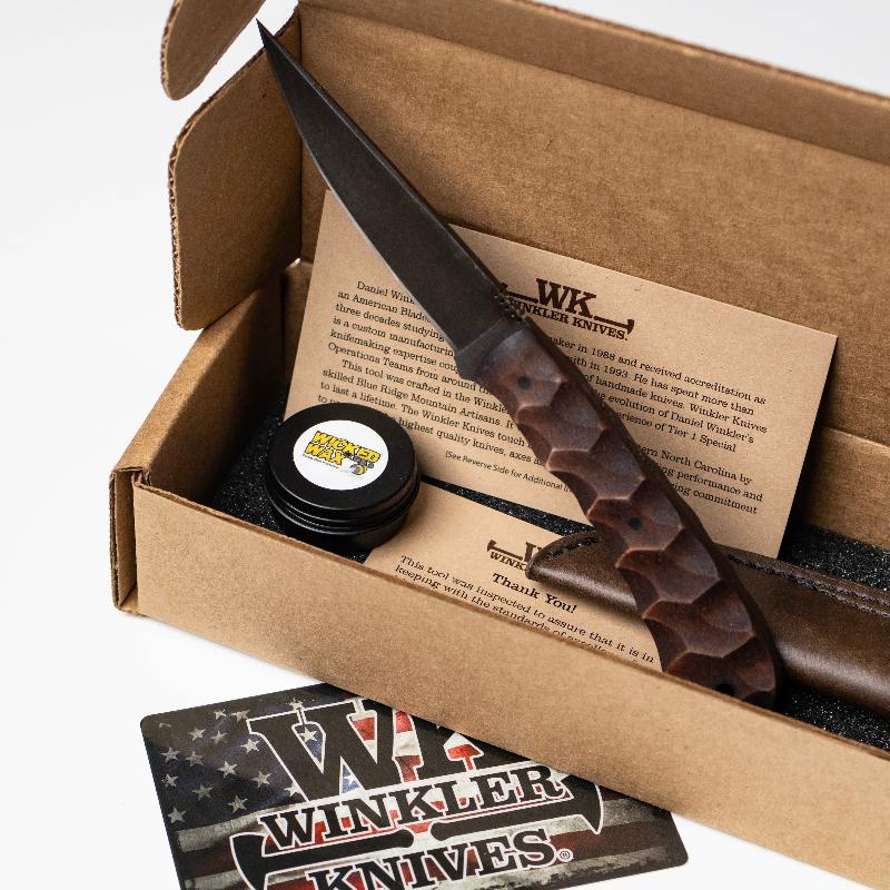 Winkler Knives Operator Knife- Maple Sculpted