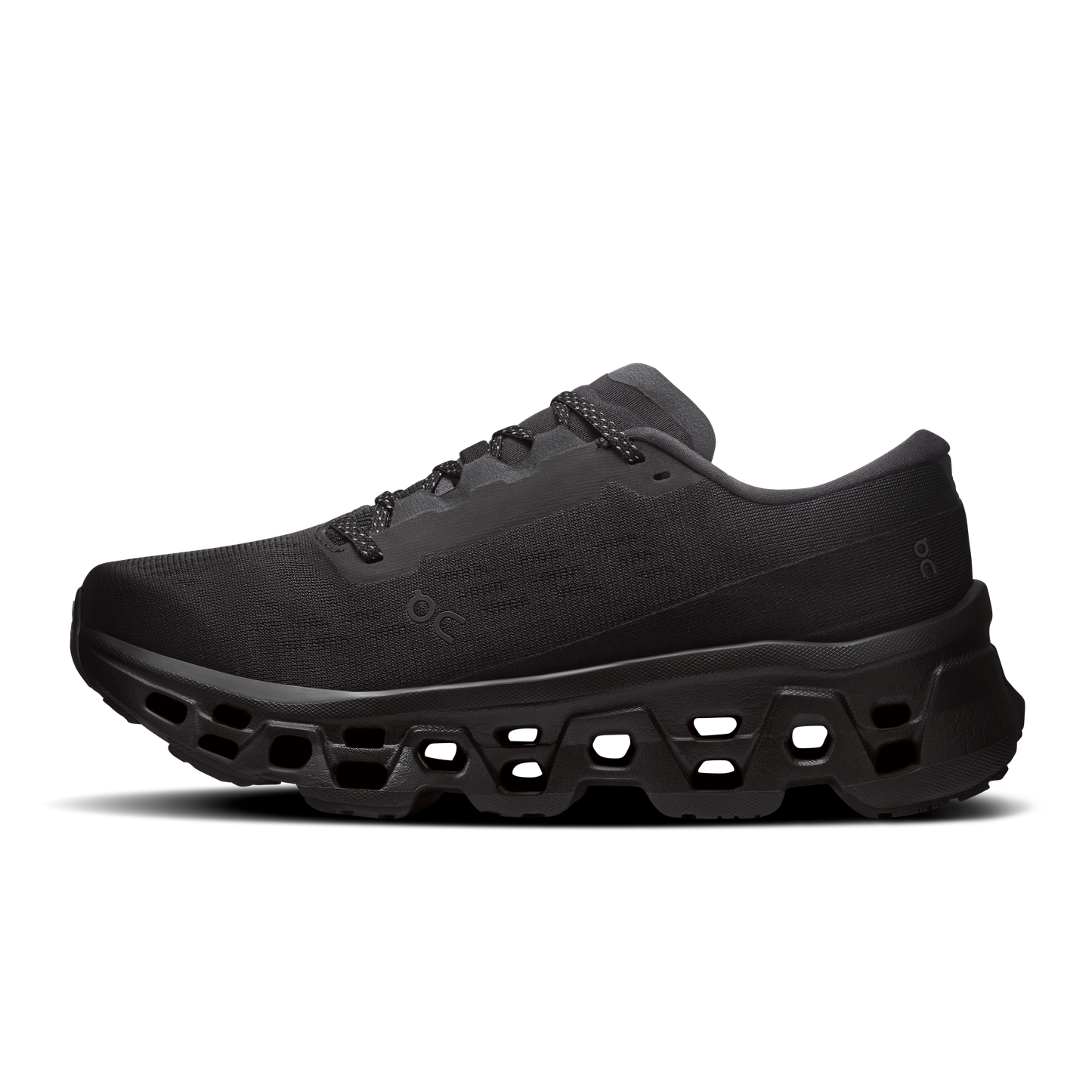 On Running Women's Cloudmonster 3 Wide Shoes - Black / Black