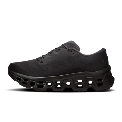 On Running Women's Cloudmonster 3 Wide Shoes - Black / Black