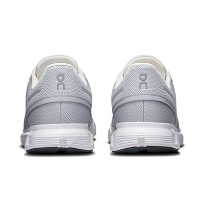 On Running Men's Cloud 6 Wide Shoes - Glacier / White