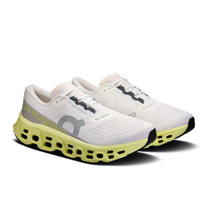 On Running Men's Cloudmonster 3 Shoes - Ivory / Limelight