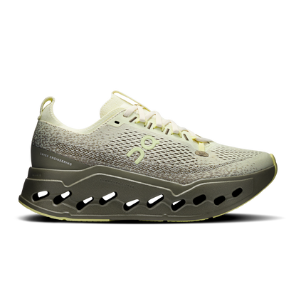 On Running Women's Cloudsurfer Max Wide Shoes - Seedling / Olive