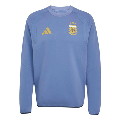 adidas 2026 Argentina Men's Tiro Travel Crewneck Sweatshirt