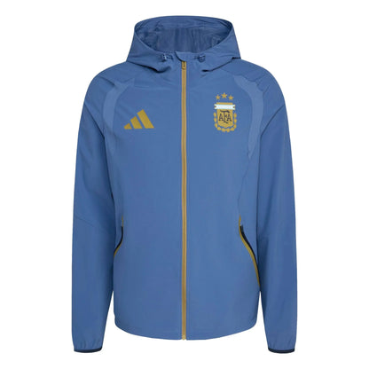 adidas 2026 Argentina Men's Tiro Travel Full Zip Windbreaker