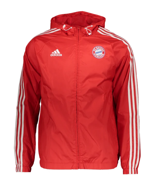 Adidas FC Bayern Munchen DNA Full-Zip Windbreaker 23/24-Red