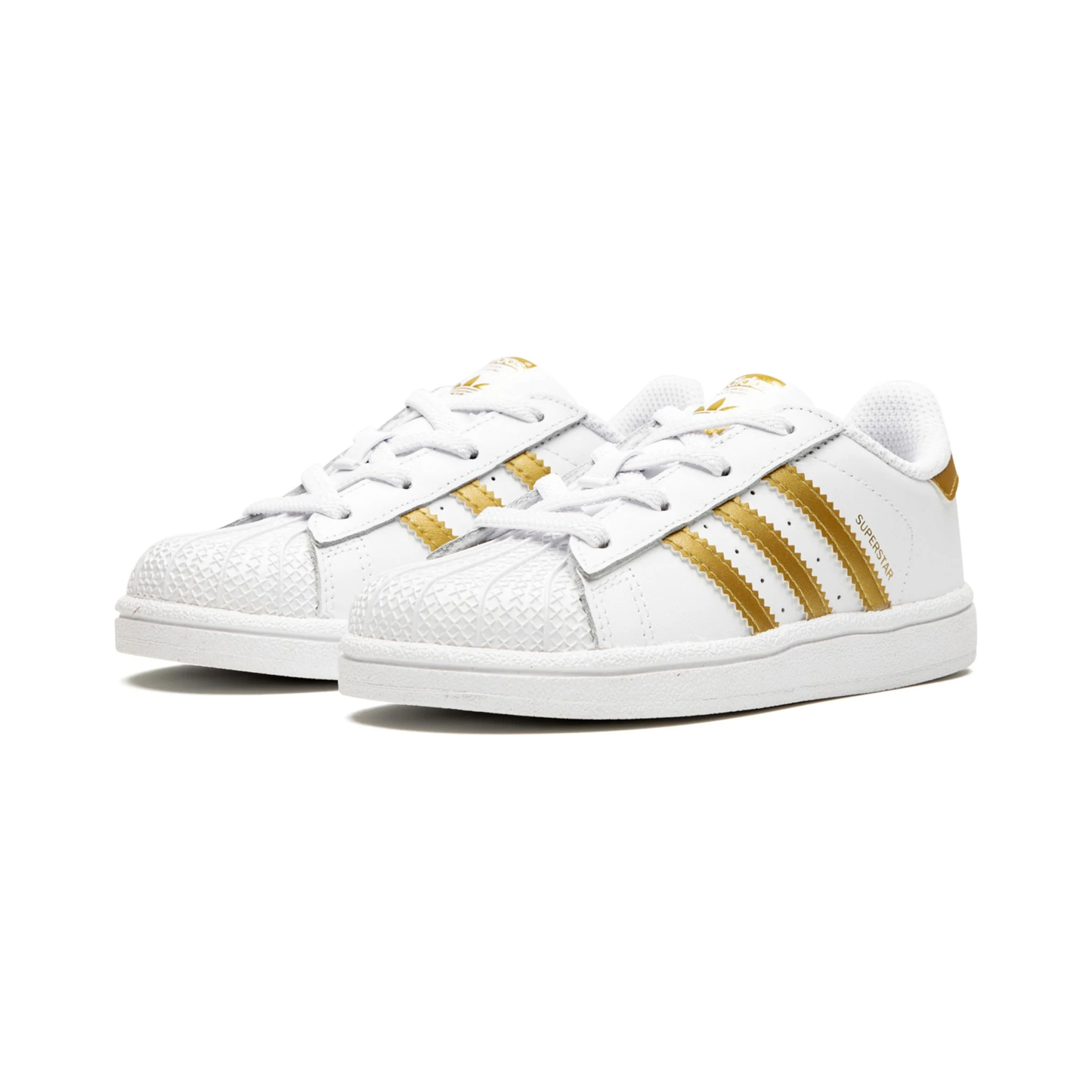 Adidas Kids' Superstar TD Shoes - White / Metallic Gold