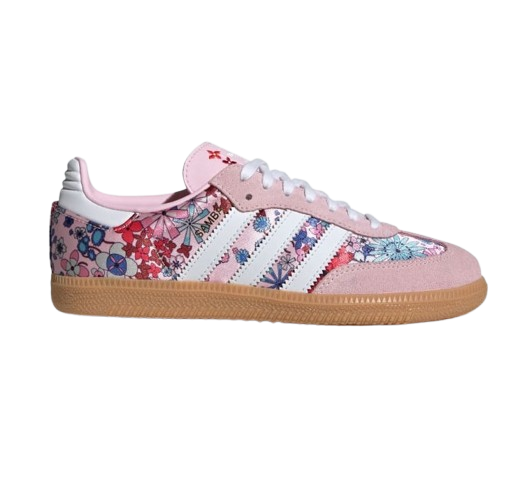 Adidas Kids' Samba Og Liberty London Shoes - Clear Pink / Cloud White / Gum