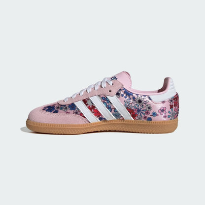 Adidas Kids' Samba Og Liberty London Shoes - Clear Pink / Cloud White / Gum