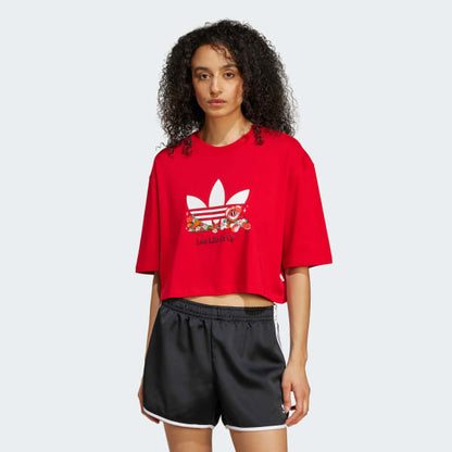 Adidas Women's Graphic T-Shirt Apparel - Better Scarlet