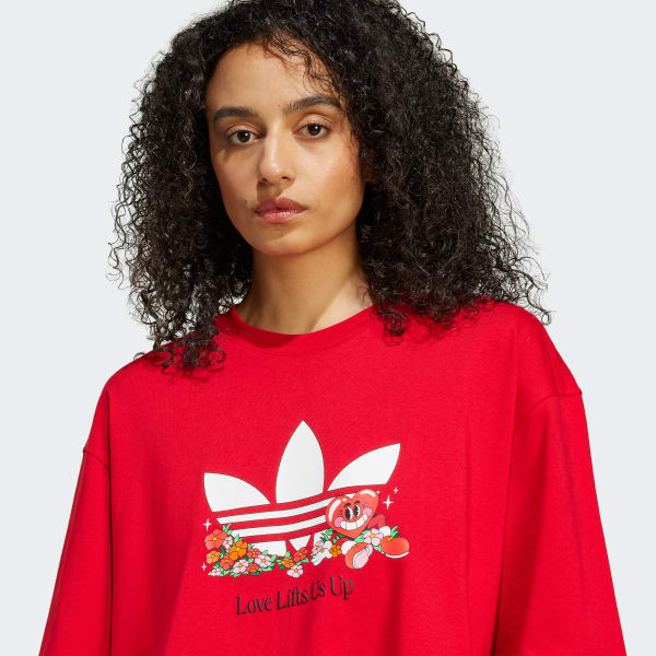 Adidas Women's Graphic T-Shirt Apparel - Better Scarlet