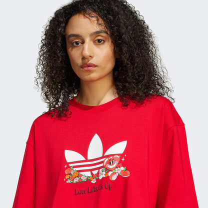 Adidas Women's Graphic T-Shirt Apparel - Better Scarlet