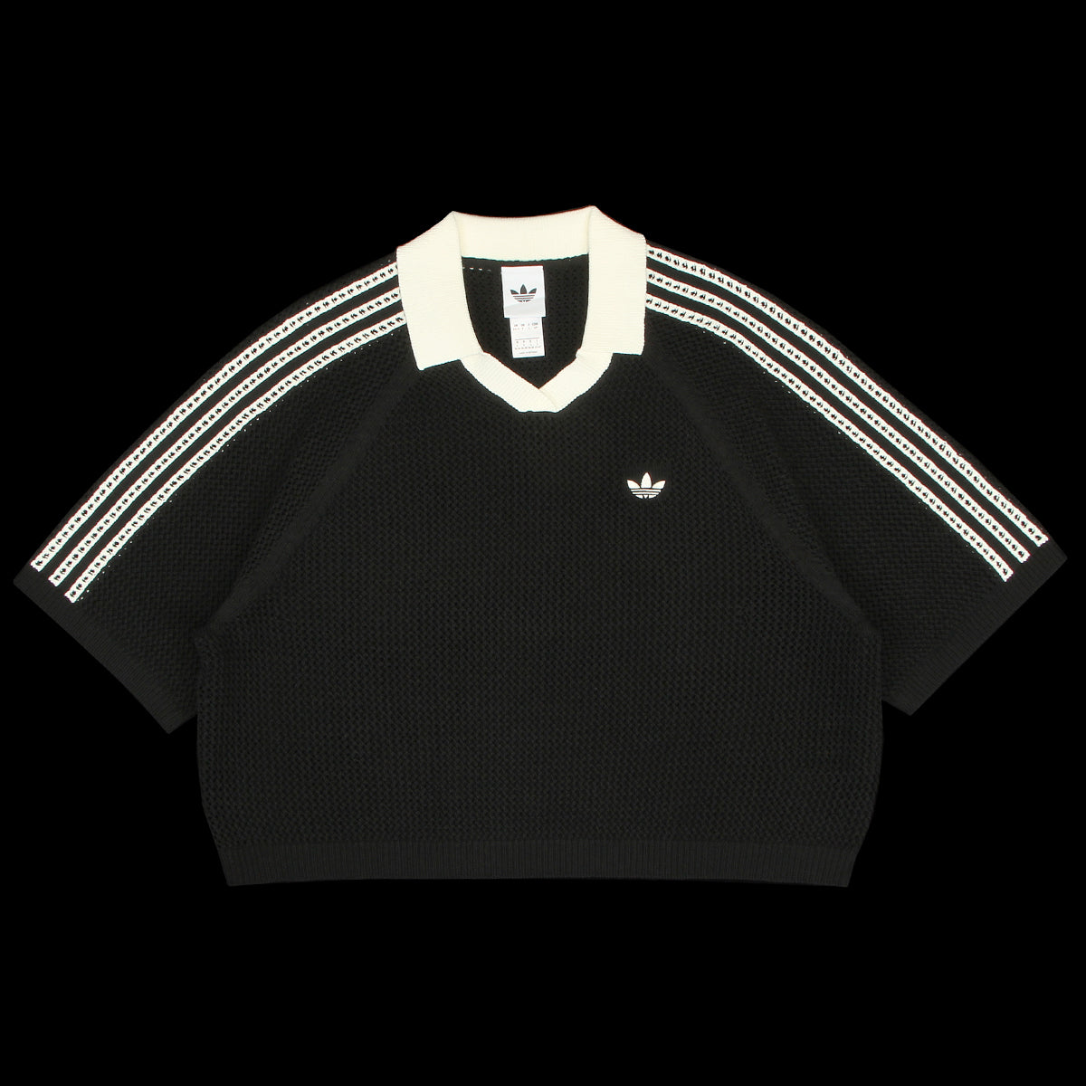 Women's Knitted Crochet Polo