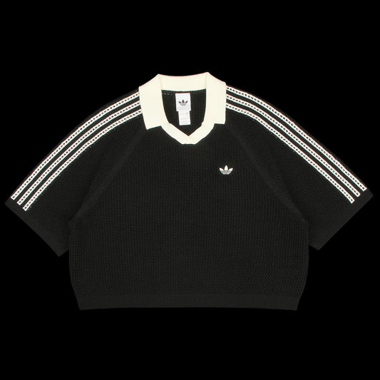 Women's Knitted Crochet Polo