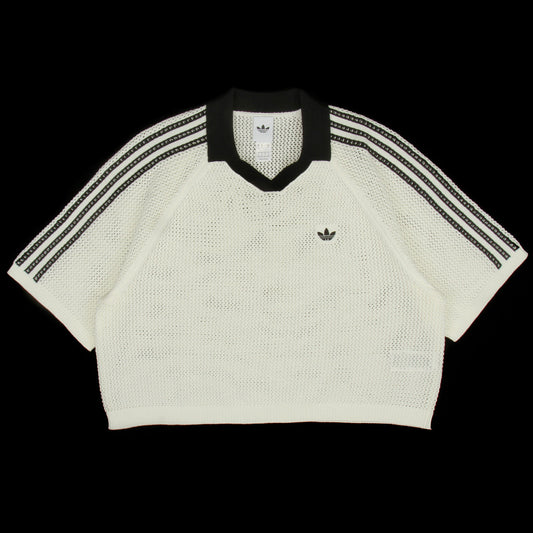 Women's Knitted Crochet Polo