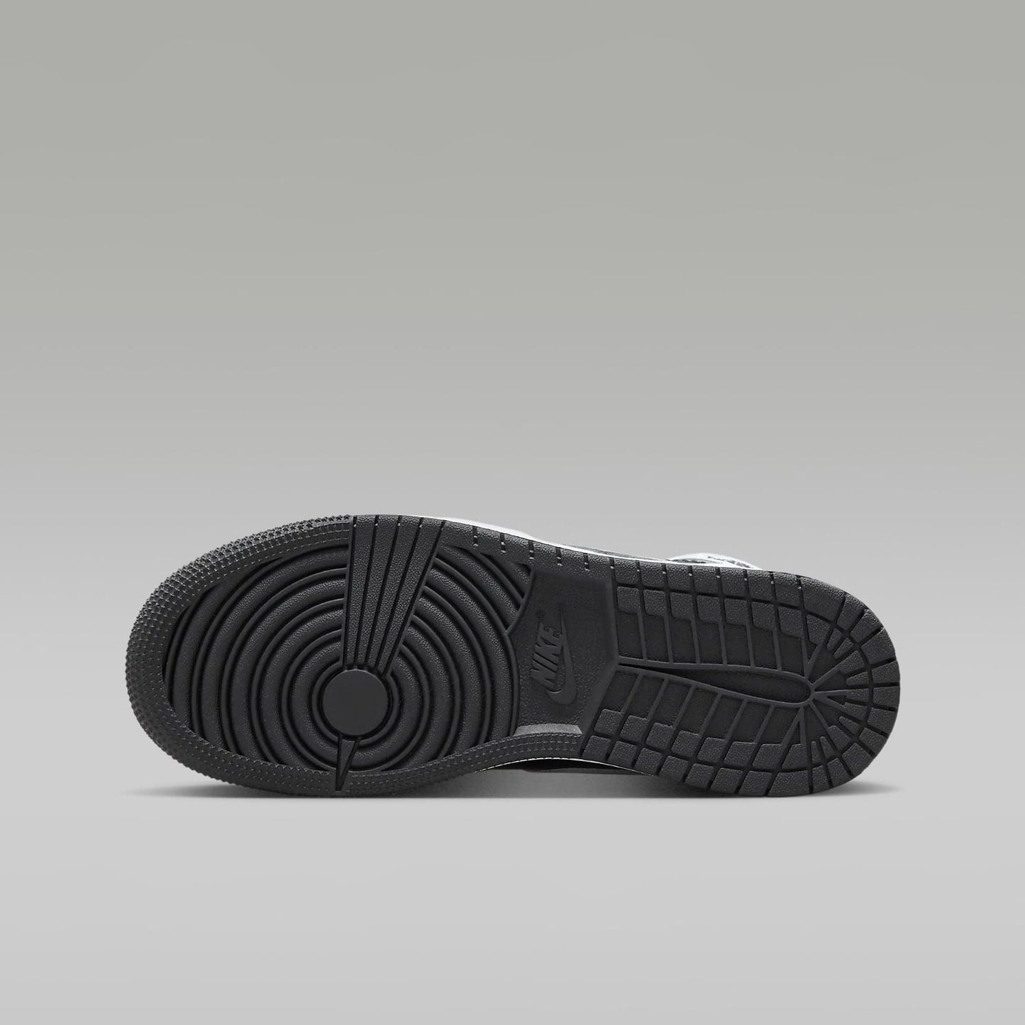 Nike Kids' Air Jordan 1 High OG Shoes - Black / White