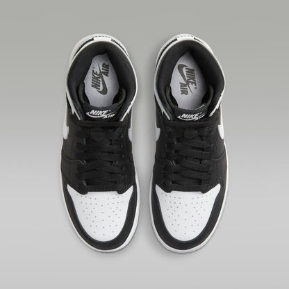Nike Kids' Air Jordan 1 High OG Shoes - Black / White