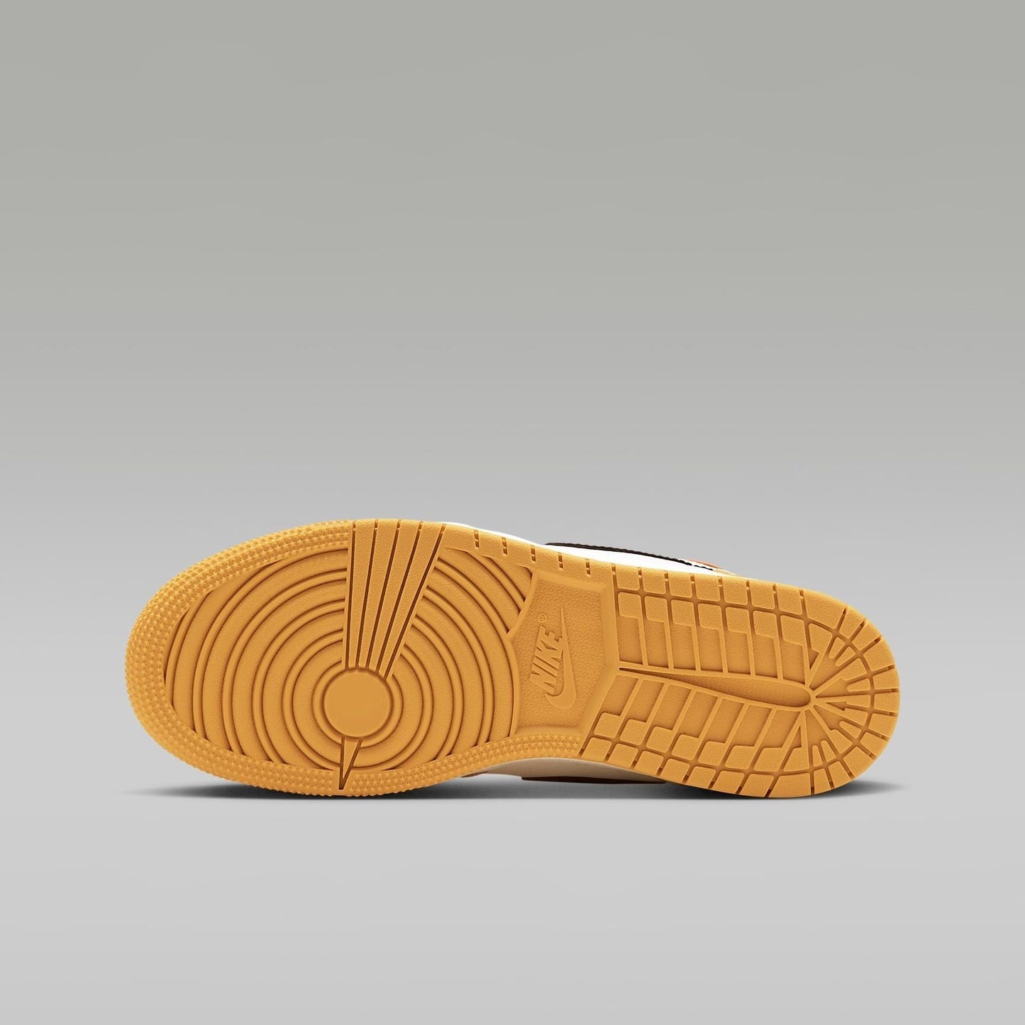 Nike Kids' Air Jordan 1 High OG Shoes - Yellow Ochre / Sail / Black
