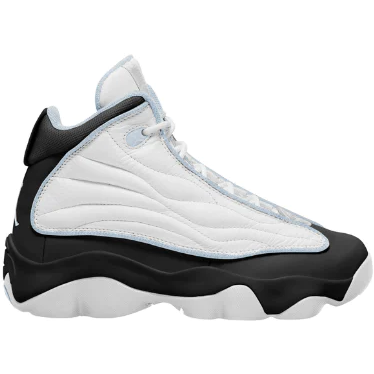 Nike Kids' Jordan Pro Strong Shoes - White / Black / Blue Tint