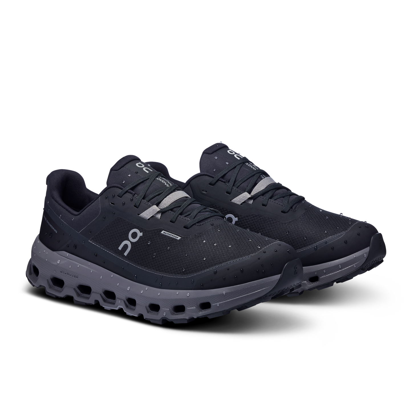 On Running Men's Cloudvista 2 Waterproof Shoes - Black / Eclipse