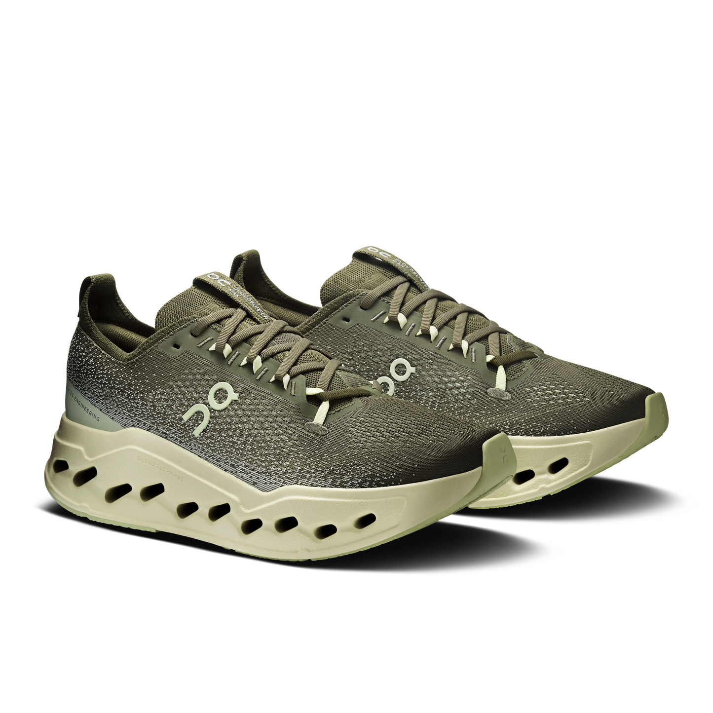On Running Men's Cloudsurfer Max Shoes - Olive / Seedling
