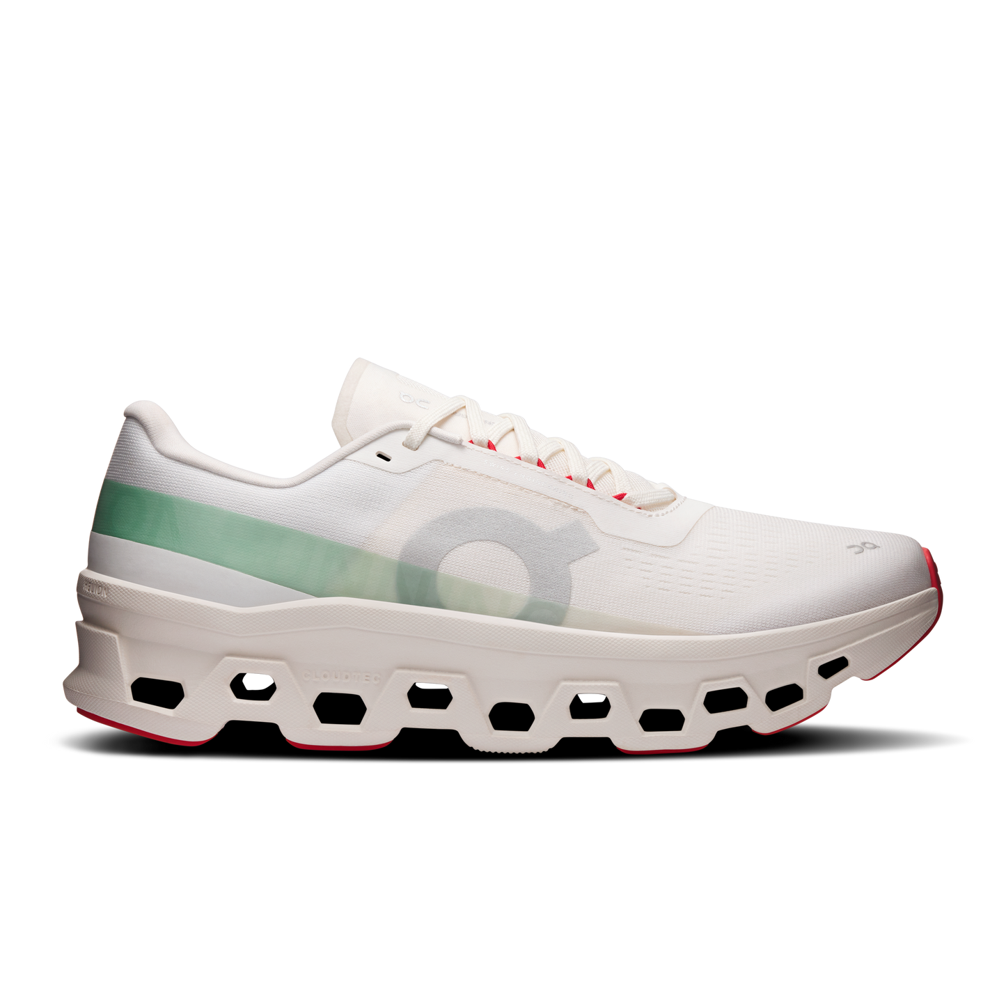 On Running Men's Cloudmonster 1 Shoes - Ivory / Creek