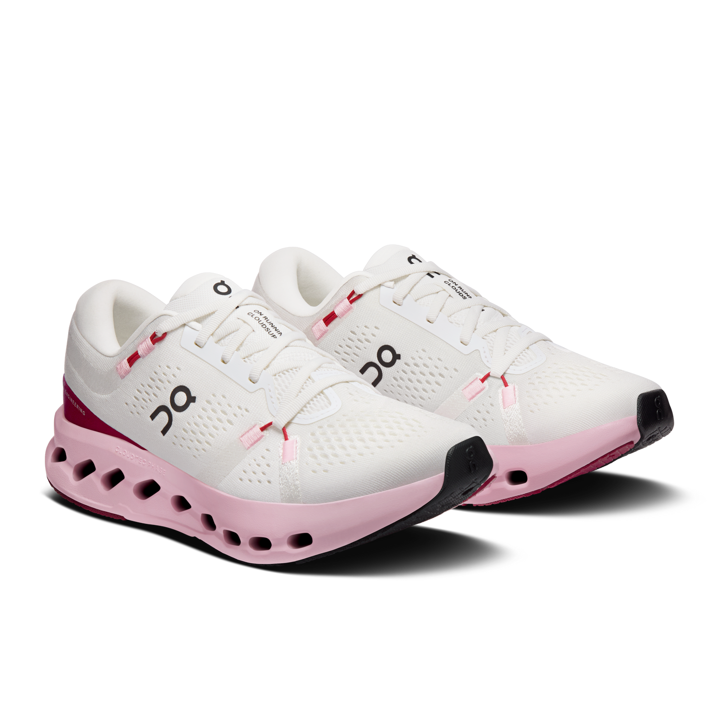 On Running Women's Cloudsurfer 2 Shoes - Ivory / Peony