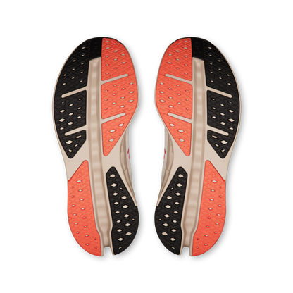 On Running Men's Cloudsurfer Max Shoes - Ivory / Salmon