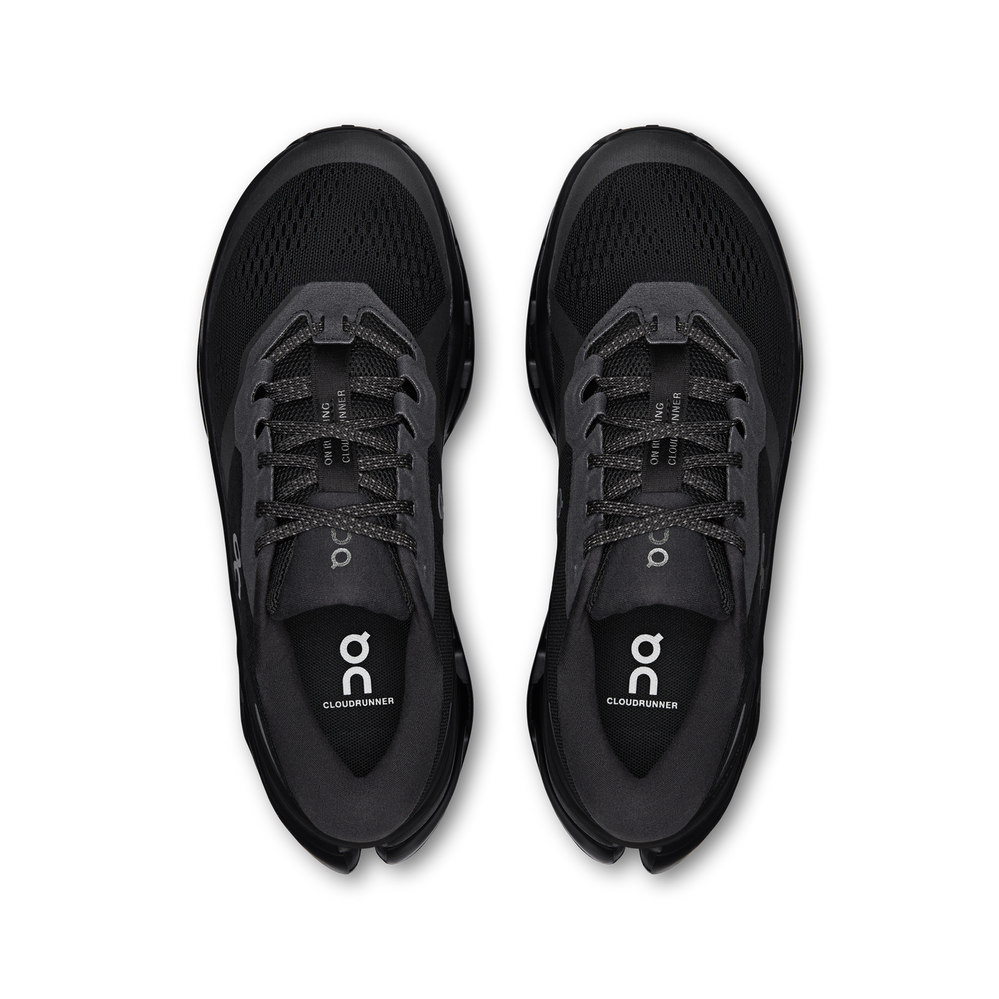 On Running Men's Cloudrunner 3 Shoes - Black / Black