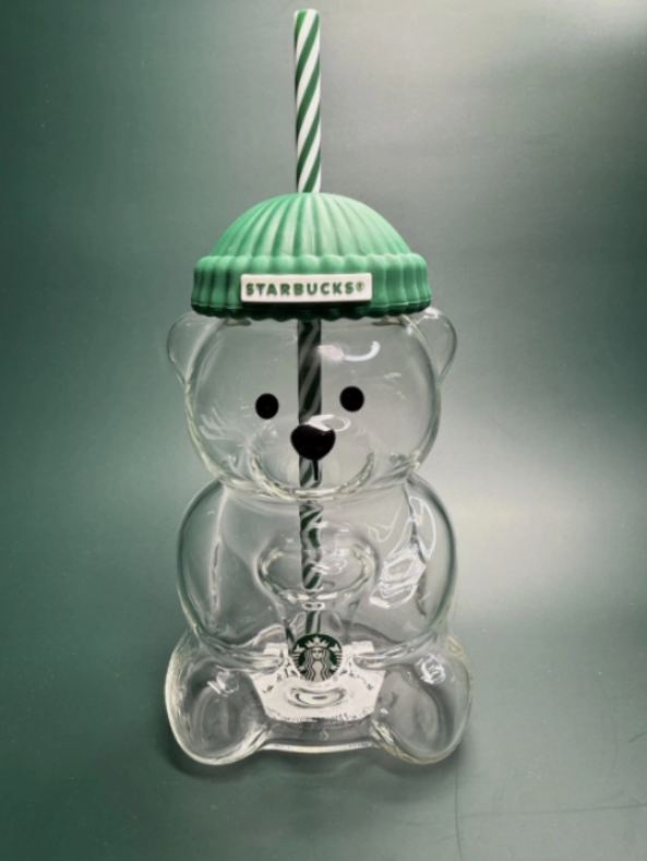Bearista 20 Oz Glass Cold Cup