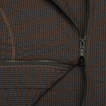 Women's Gingham Hooded Top