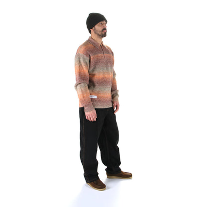 Beams Quarter Zip Knit Polo