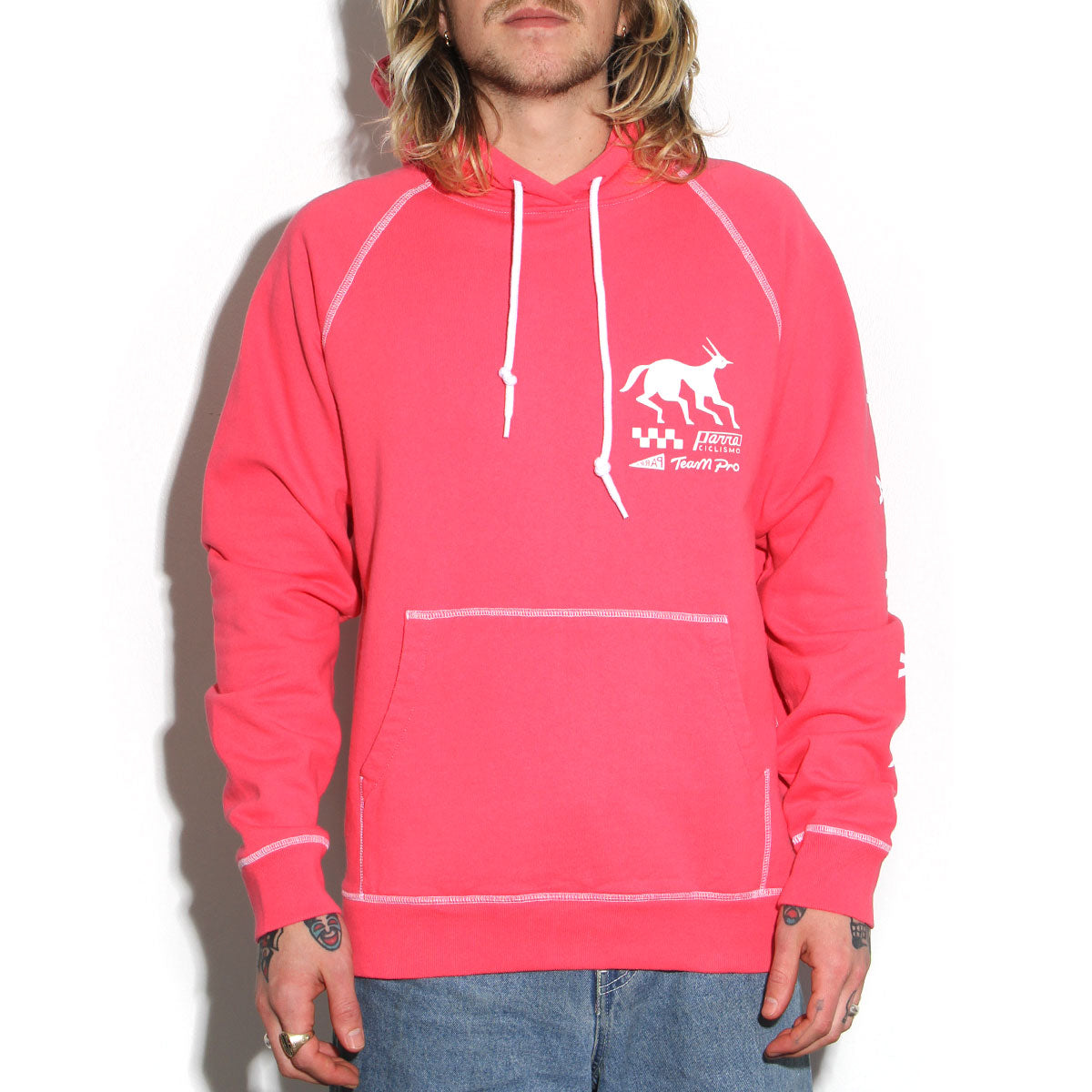 Under Pink Waters Hooded Sweatshirt