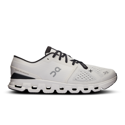 On Running Men's Cloud X 4 Shoes - Ivory / Black