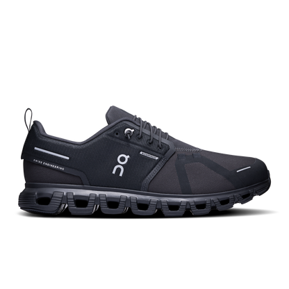 On Running Men's Cloud 6 Waterproof Shoes - Black / Black