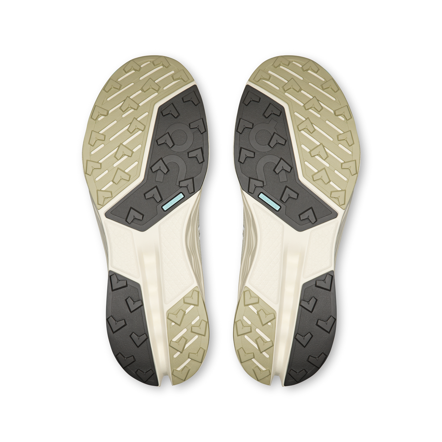 On Running Men's Cloudsurfer Trail 2 Shoes - Chalk / Ghost