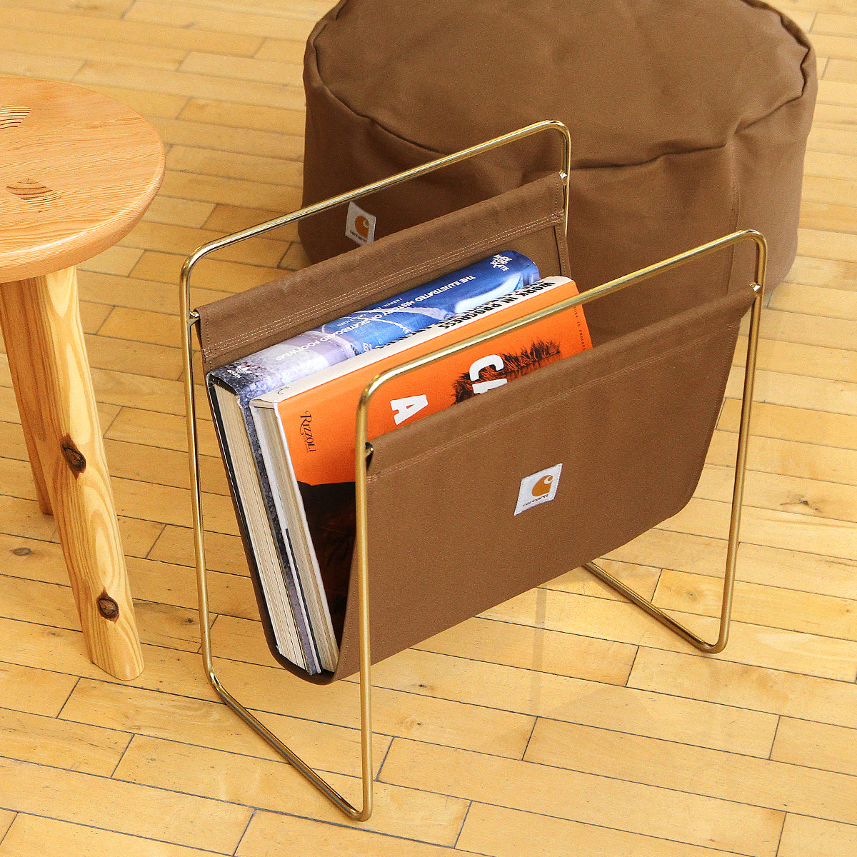 Canvas Magazine Stand