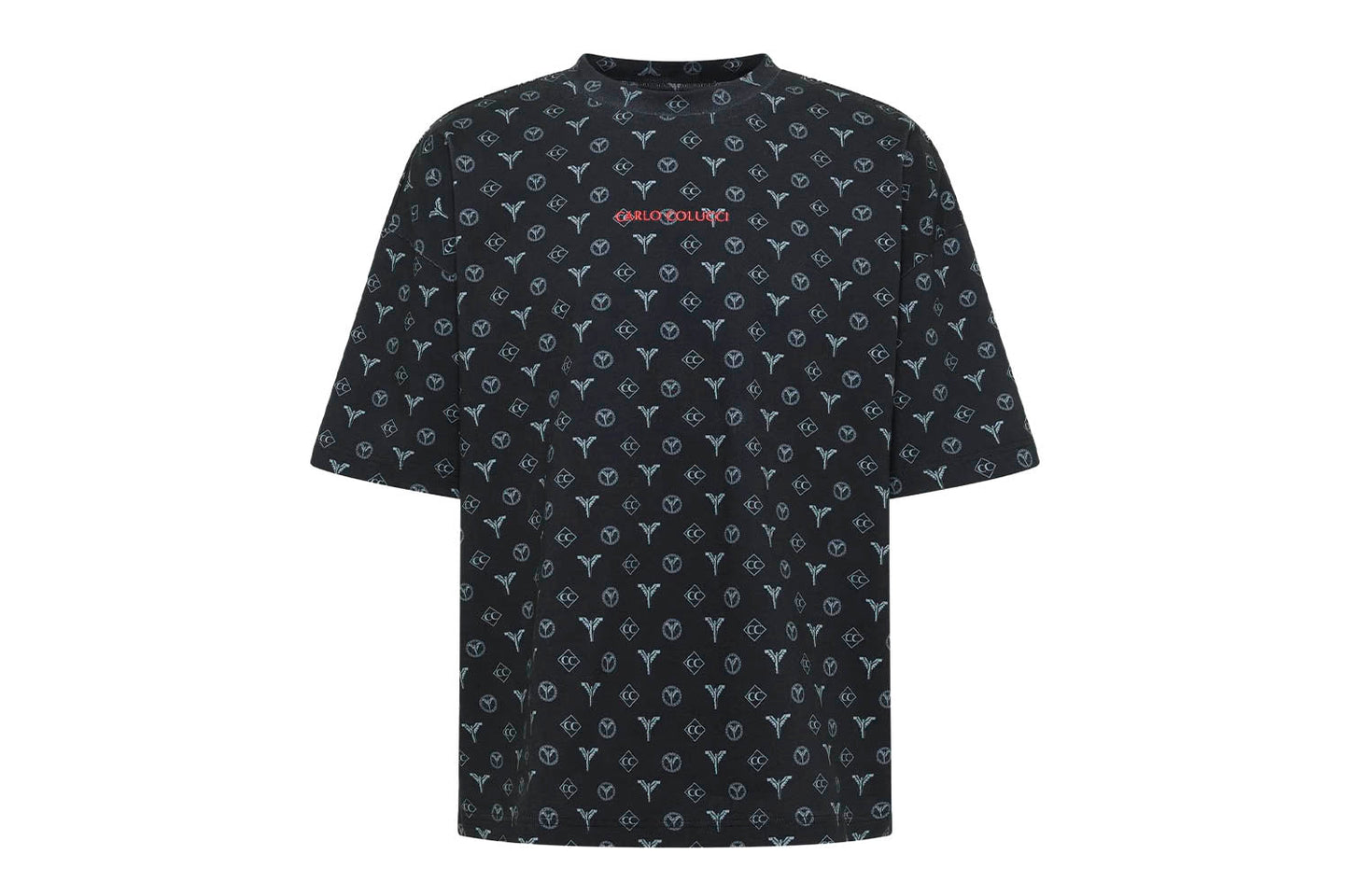 Oversize Logo T-Shirt - Torn pages of Colucci