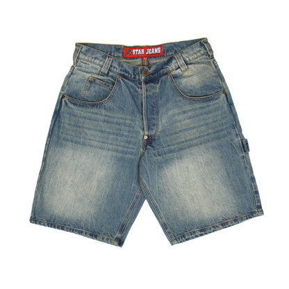 Faded C-Star Denim Shorts
