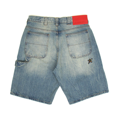 Faded C-Star Denim Shorts