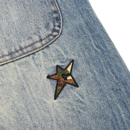 Faded C-Star Denim Shorts