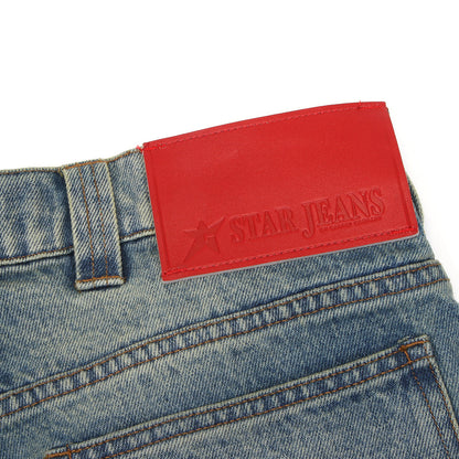 Faded C-Star Denim Shorts