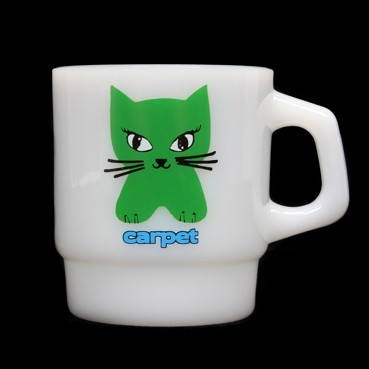 Cat Milk Glass Mug