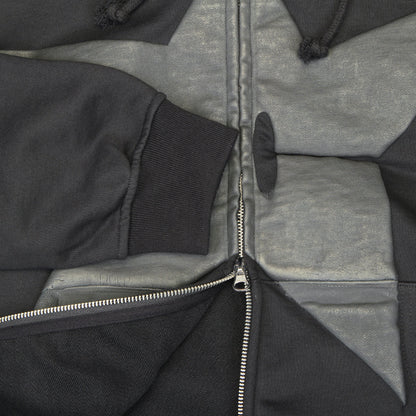 Puff Print Zip Hoodie