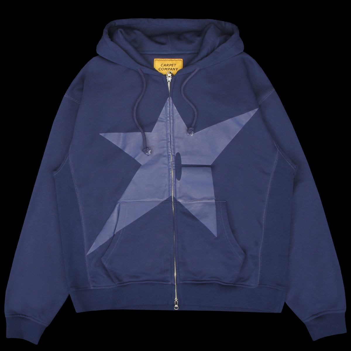 Puff Print Zip Hoodie