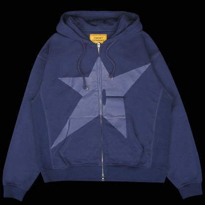 Puff Print Zip Hoodie