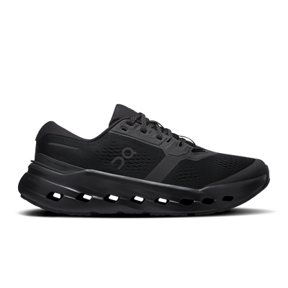 On Running Women's Cloudrunner 3 Wide Shoes - Black / Black